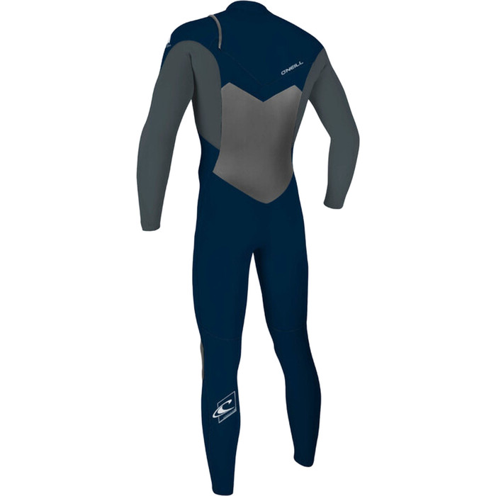 2024 O'Neill Mens Epic 4/3mm Chest Zip Wetsuit 5354 - Abyss / Gunmetal